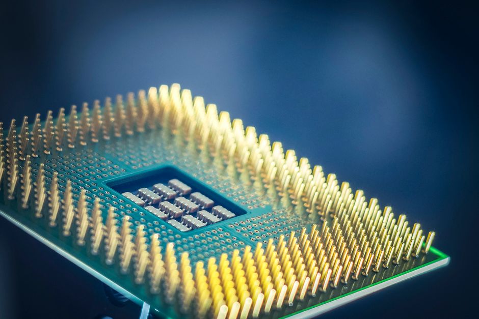Illustrationsbild av ett datorchip. Bilden föreställer inte Alibaba Zhenwu V900 eller den faktiska lanseringen.