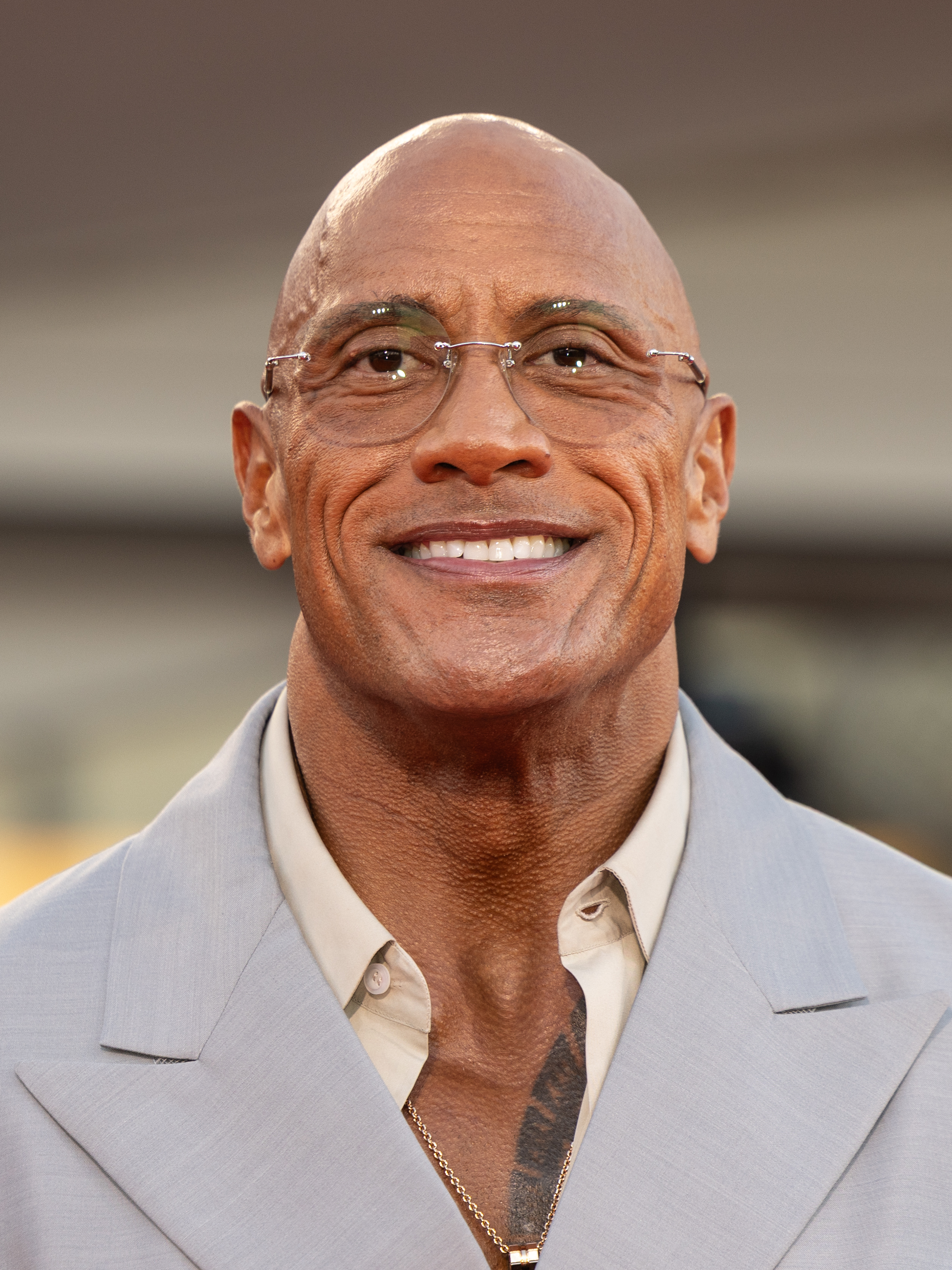 Dwayne Johnson vid ett offentligt evenemang