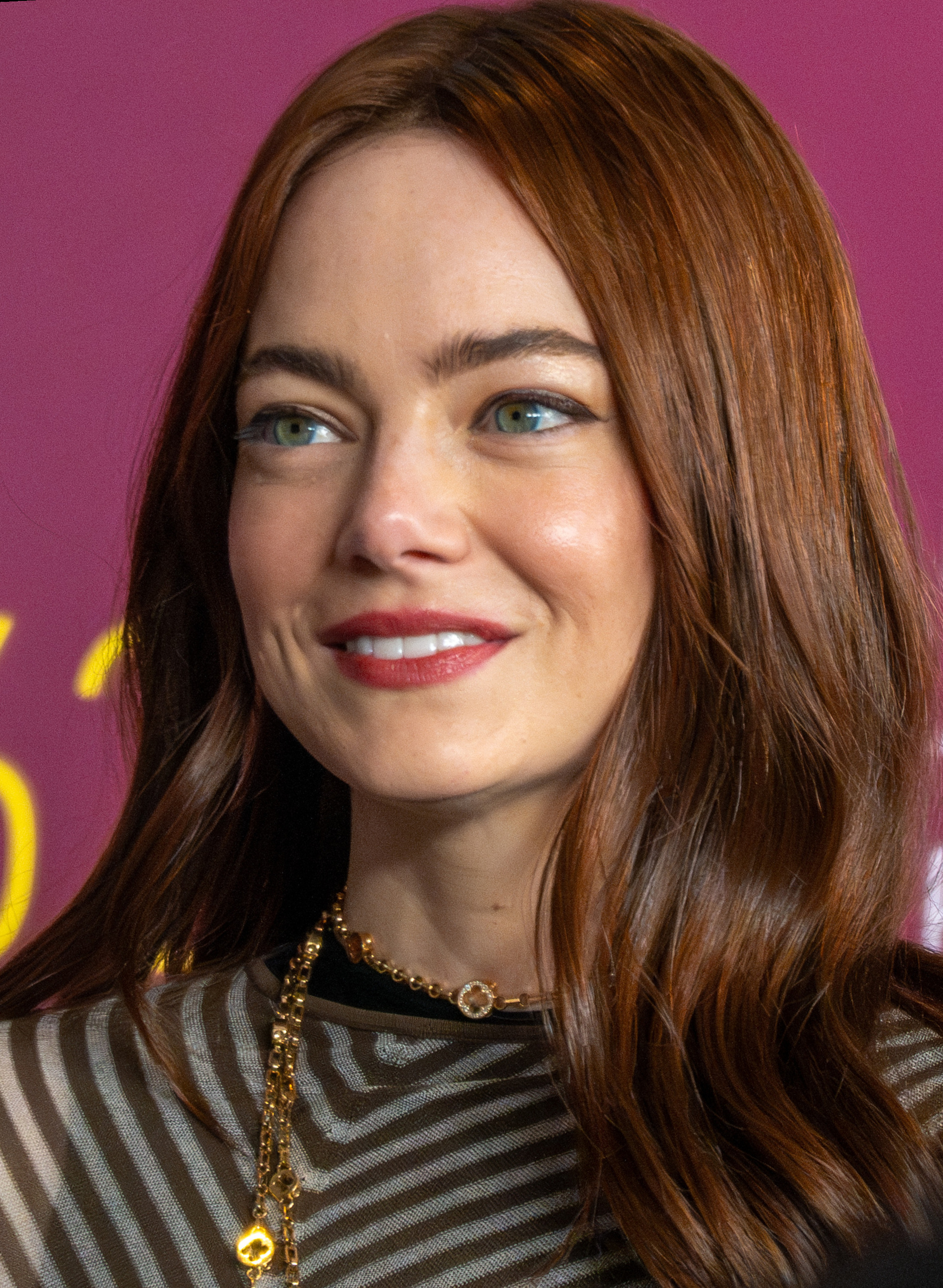 Emma Stone vid New York Film Festival 2024